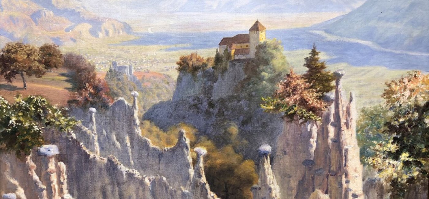Tscholl Josef - Schloss Tirol mit Brunnenburg