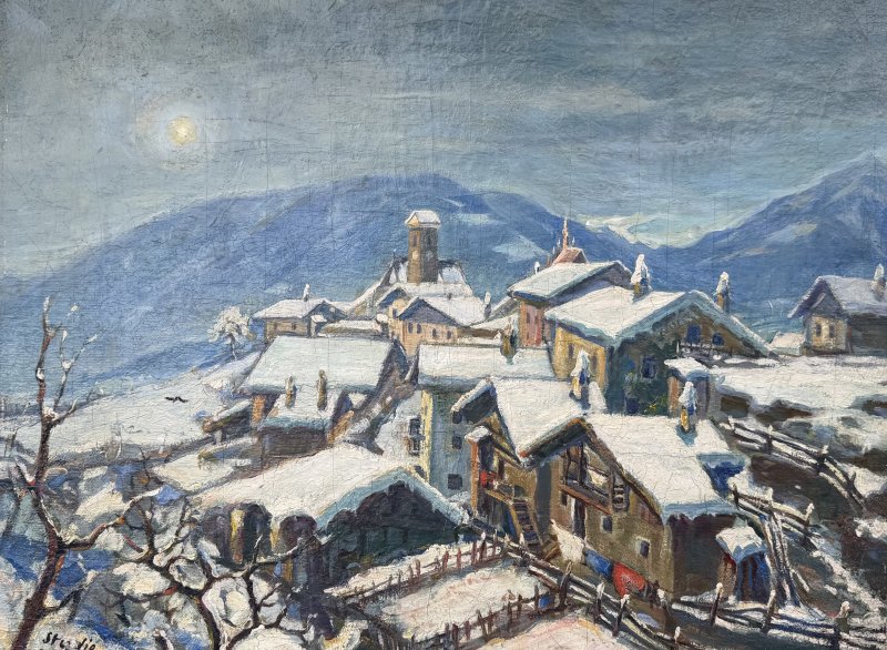 Pinggera Otto Ander - Schenna im Schnee