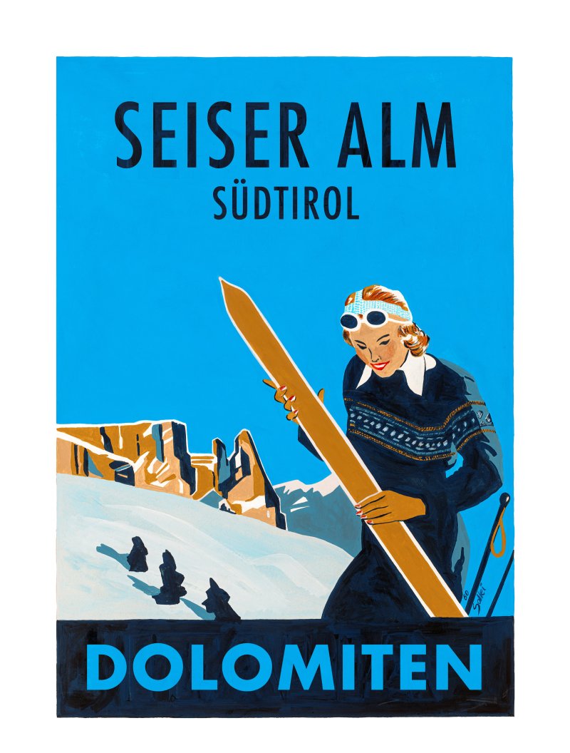 Plakat - Sollei - Seiser Alm - Südtirol