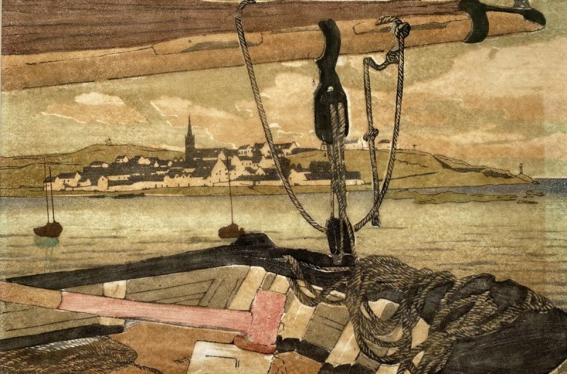 Moser Carl 1930 - Bretonisches Fischerboot