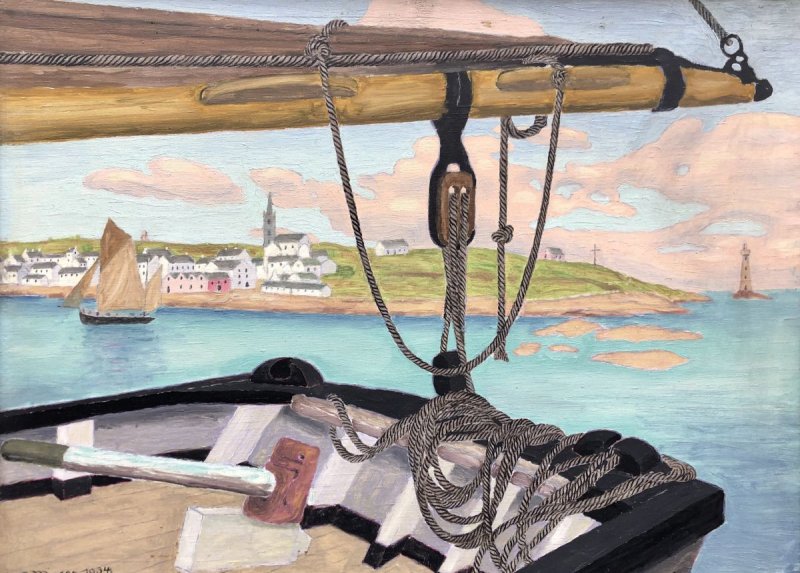 Moser Carl 1934 - Bretonisches Fischerboot