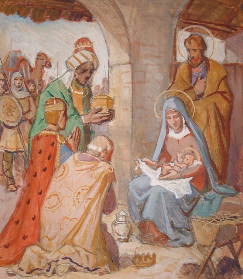 Stolz Albert - Anbetung der Könige
