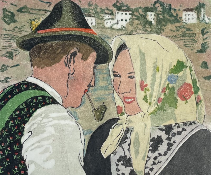 Moser Carl - Sarner Trachtenpaar