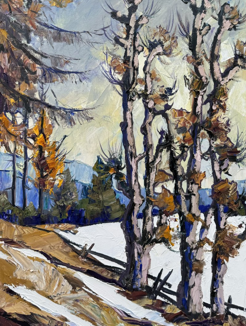 Müller Ernst - Schneeschmelze am Tschöggelberg