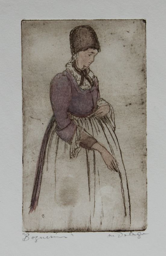 Delago Maria - Radierung - Boznerin