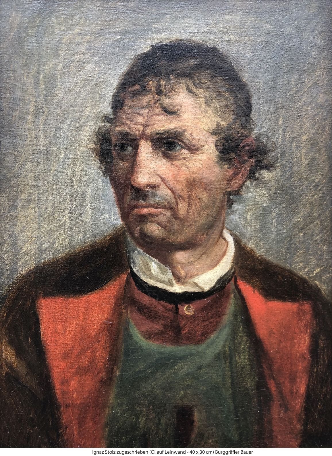 Stolz Ignaz unsigniert - Burggräfler Bauer