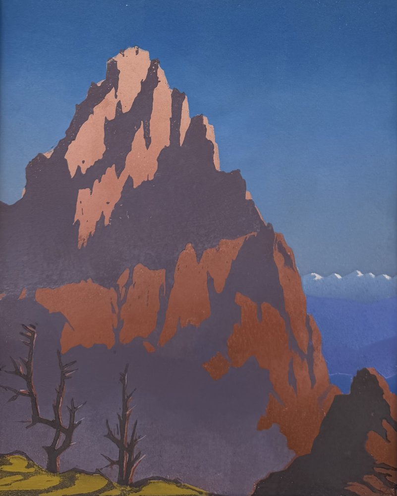 J. A. - Schlern im Morgenrot