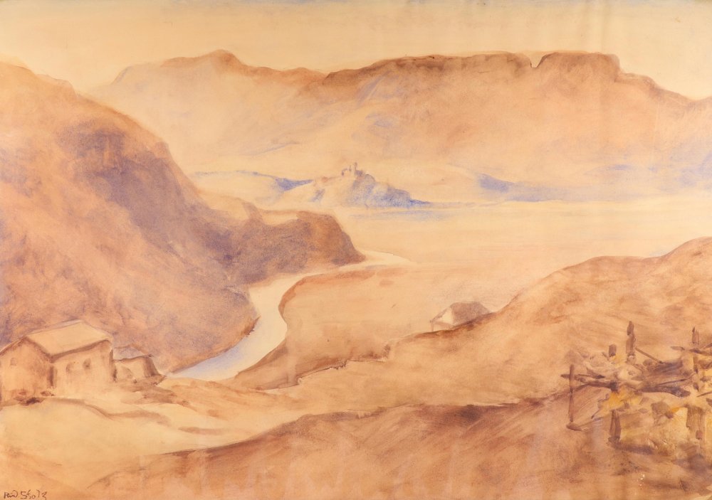 Stolz Rudolf - Blick in den Bozner Talkessel