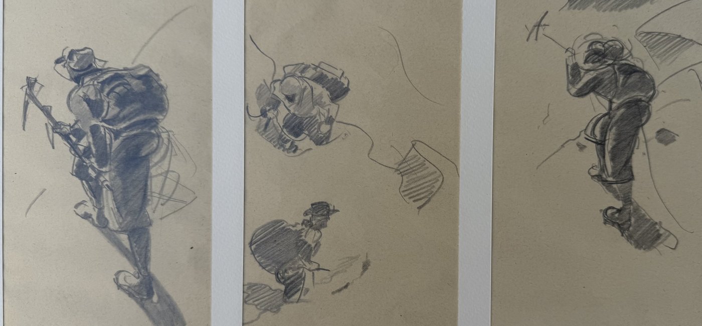 Merlet Erwin - Bergsteiger Studie