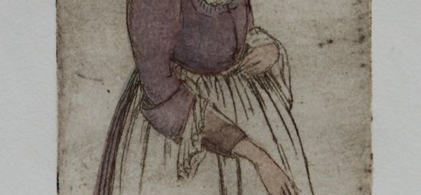 Delago Maria - Radierung - Boznerin