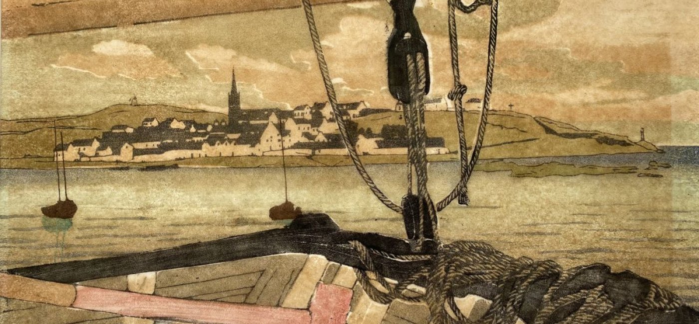 Moser Carl 1930 - Bretonisches Fischerboot