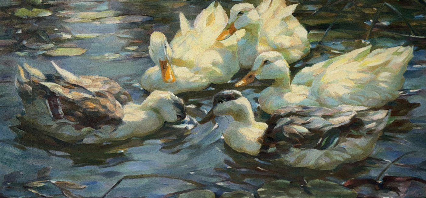 Koester Alexander - Else Eckhard - Fünf Enten im Teich