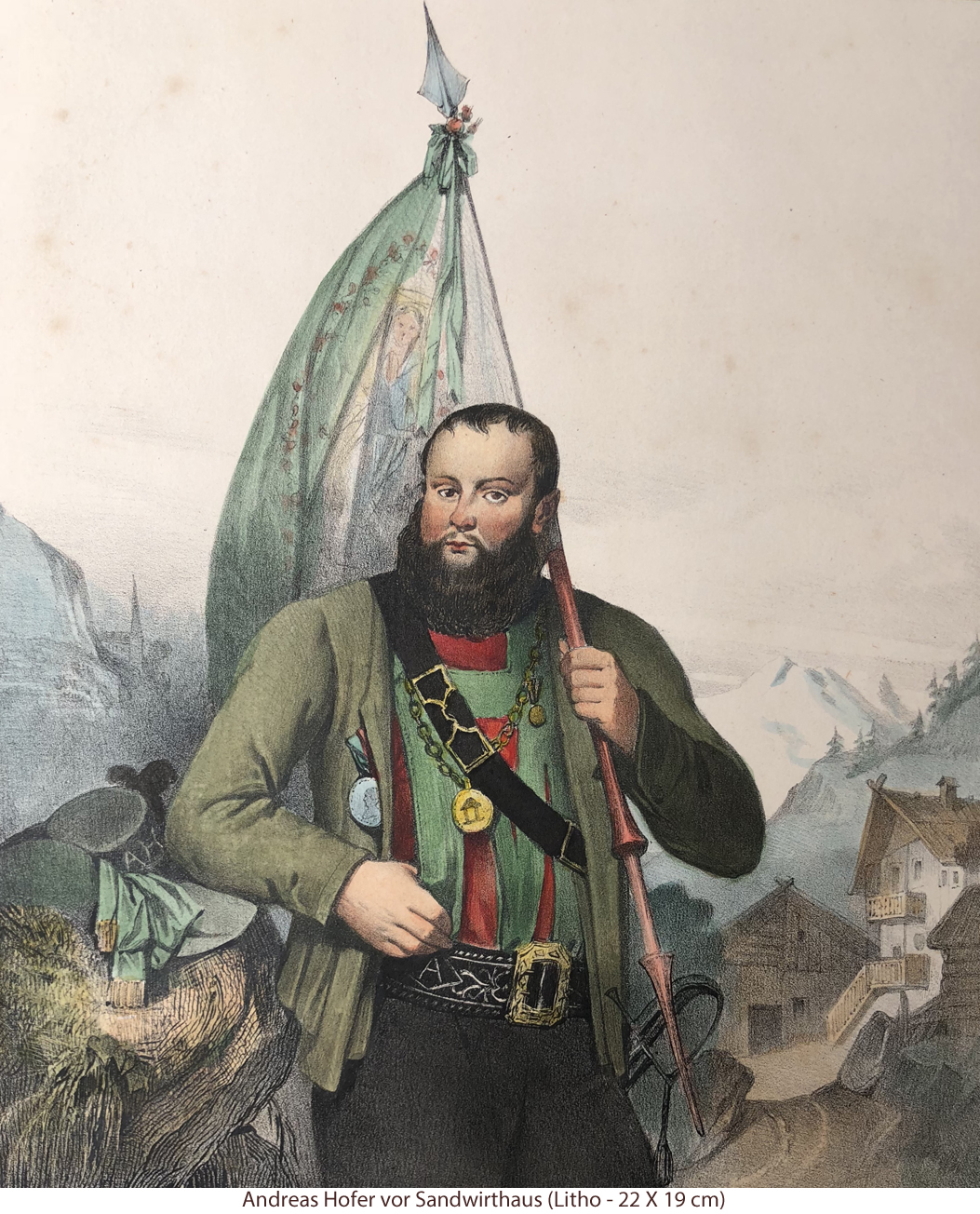 Andreas Hofer vor Sandwirthaus
