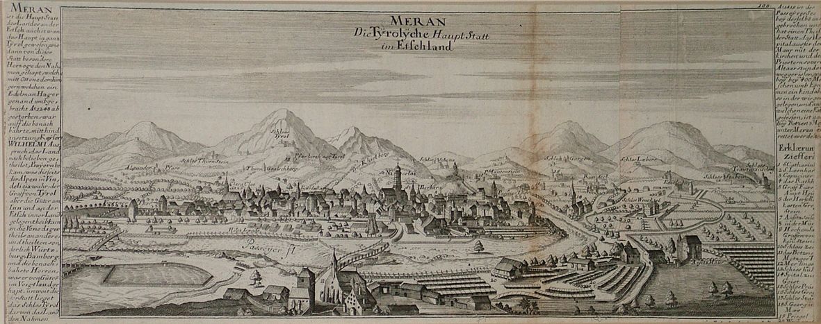 Bodenehr - Kupferstich Meran