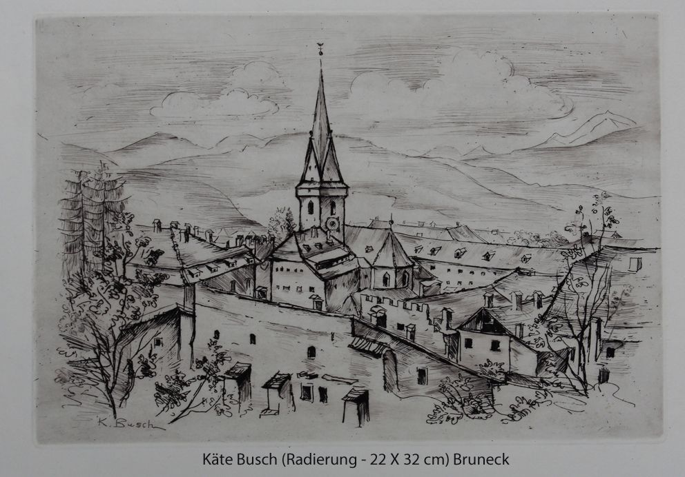Busch-Federspiel Käte - Bruneck Radierung (2)