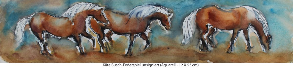 Busch-Federspiel Käte - Drei Haflinger (2)