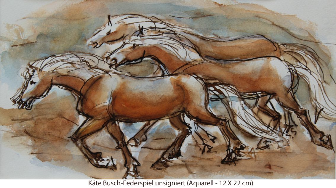 Busch-Federspiel Käte - Pferdegalopp