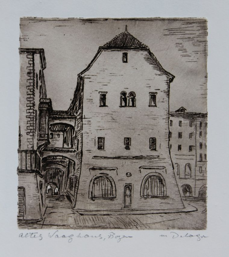 Delago Maria - Radierung - Waaghaus