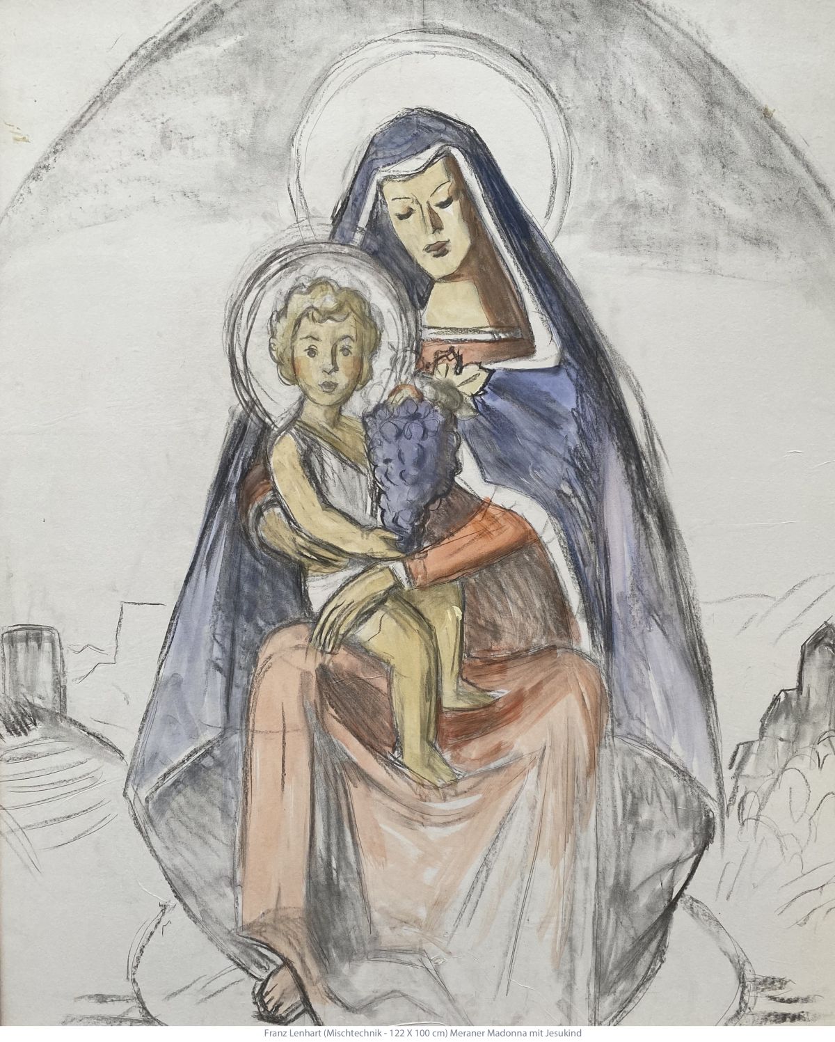 Lenhart Franz - Meraner Madonna mit Jesukind