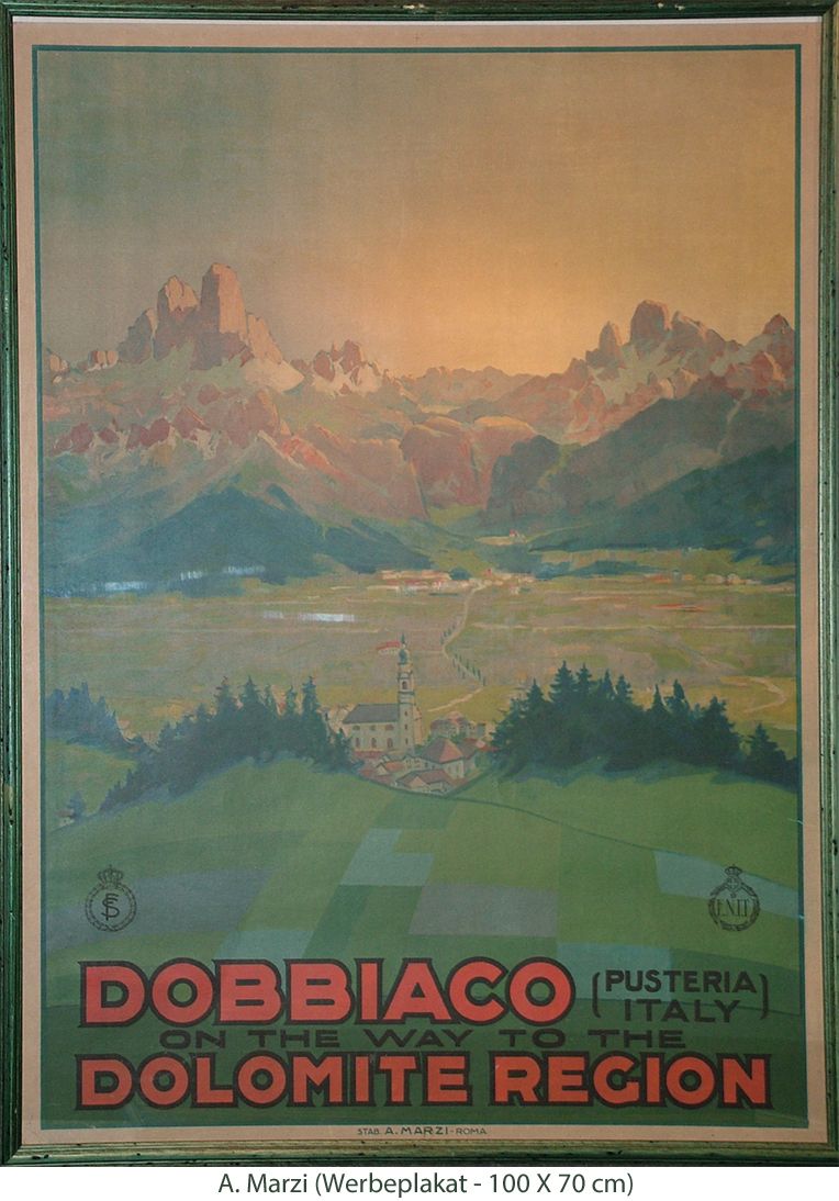 Marzi Werbeplakat - Toblach