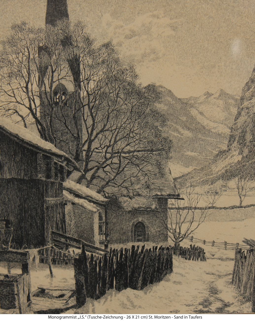 Monogrammist J.S. - St. Moritzen Sand in Taufers