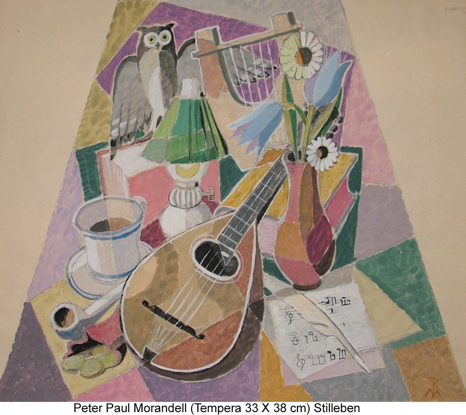 Morandell Peter Paul - Stilleben mit Instrumenten