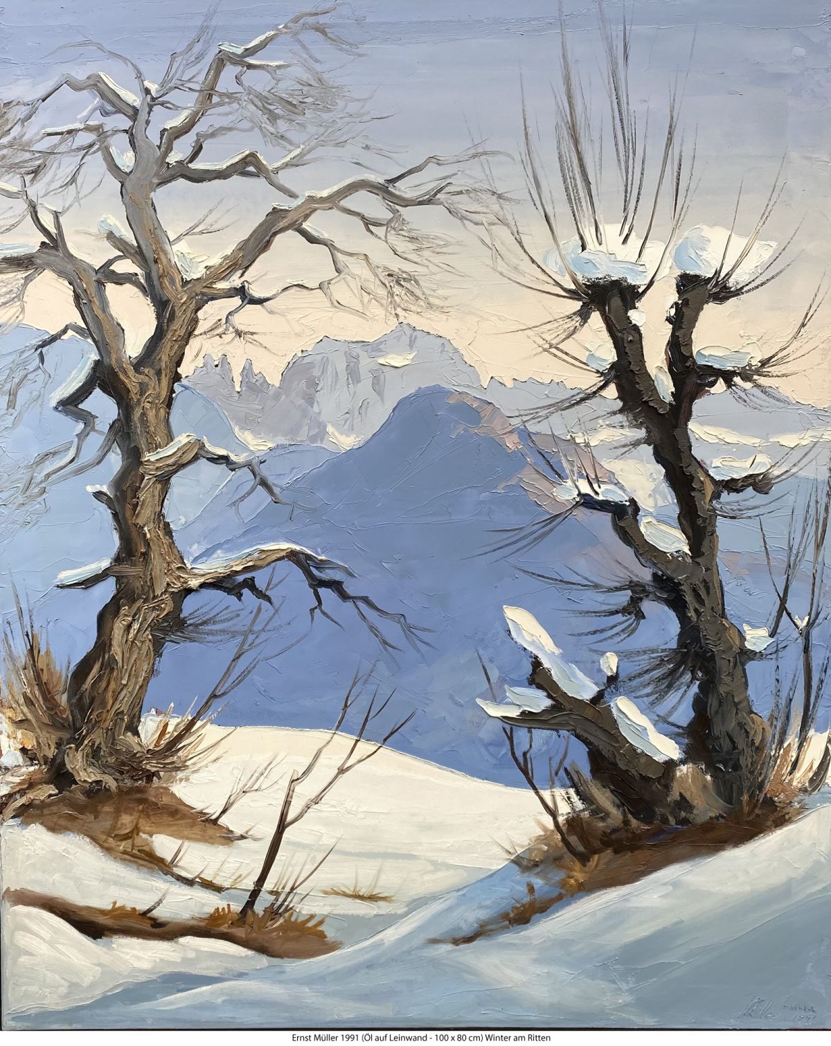Müller Ernst 1991 - Winter am Ritten