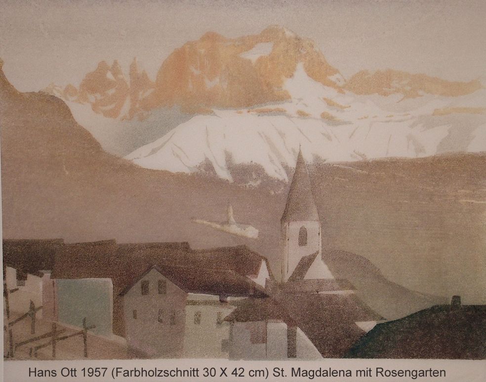 Ott Hans - St. Magdalena mit Rosengarten