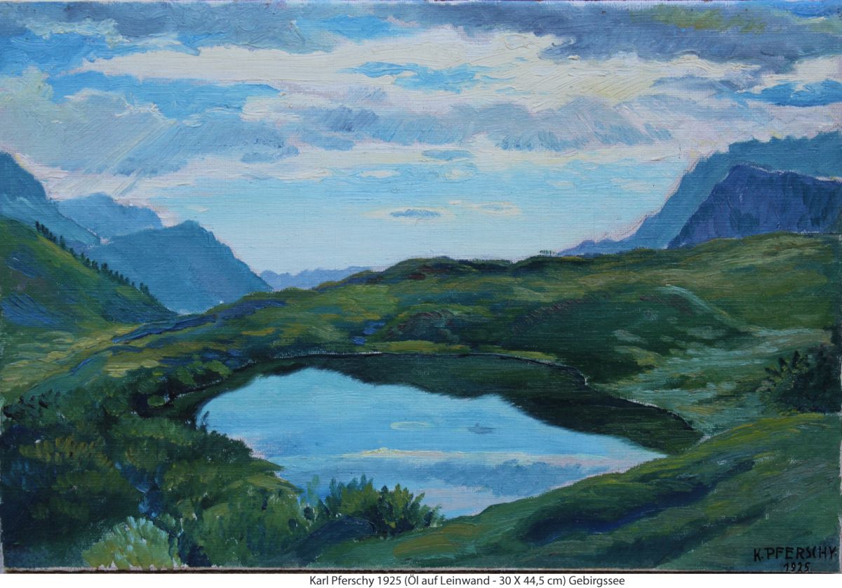Pferschy Karl 1925 - Gebirgssee