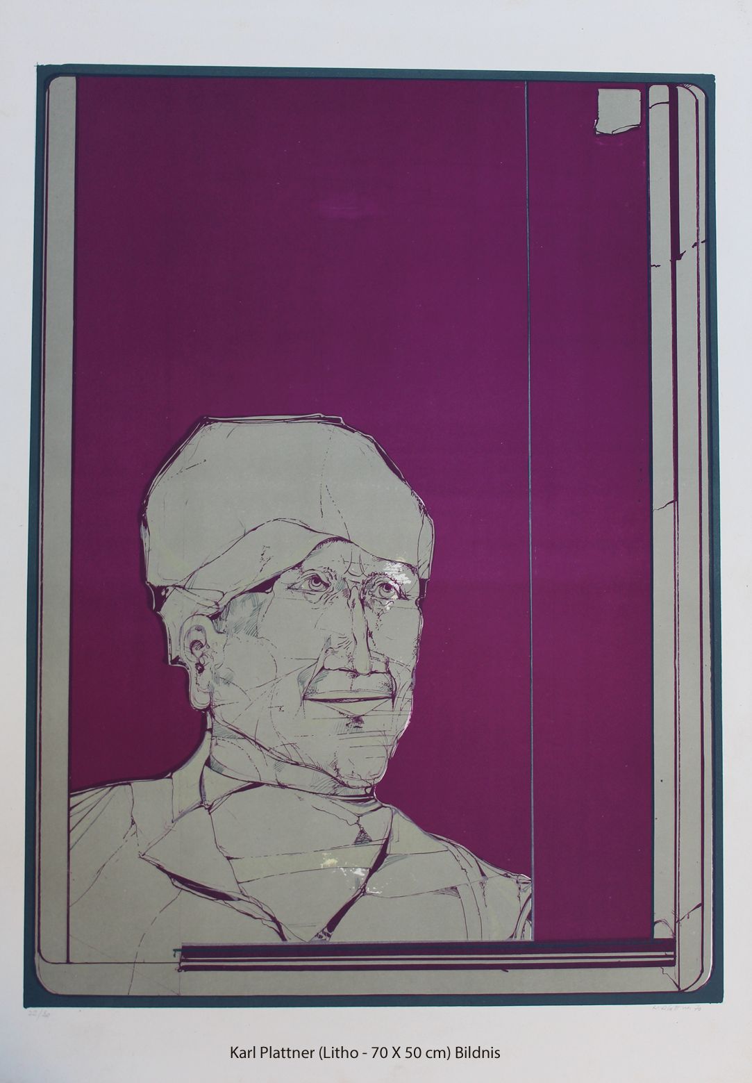Plattner Karl - Litho - Bildnis