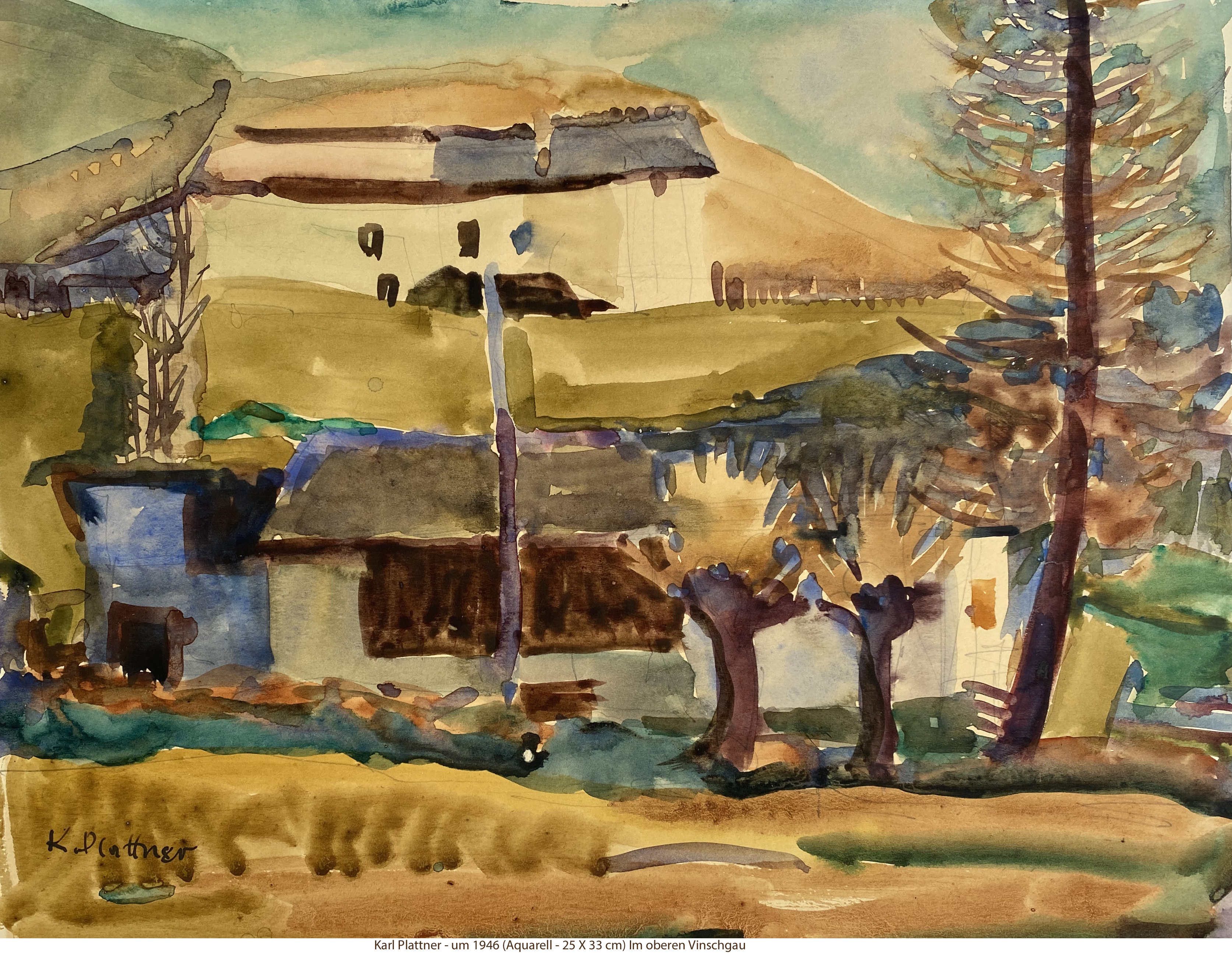 Plattner Karl um 1946 - Im oberen Vinschgau Plattner Karl um 1946 - Im oberen Vinschgau
