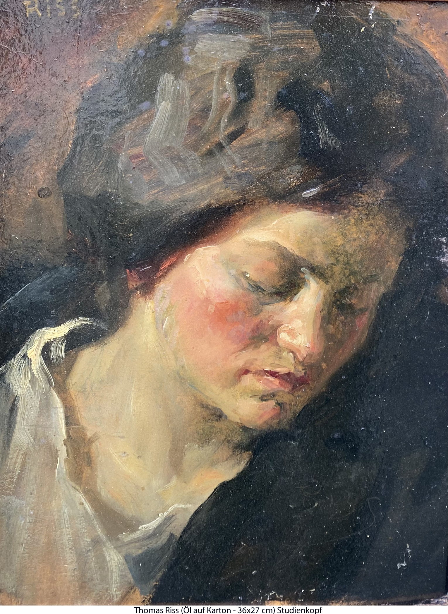Riss Thomas - Studienkopf