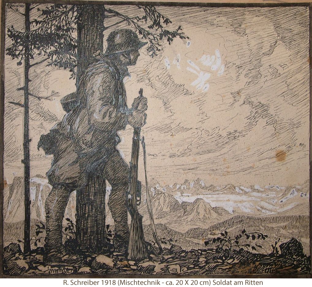 Schreiber R. - Soldat am Ritten