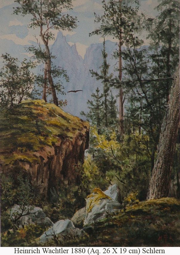 Wachtler Heinrich 1880 - Schlern