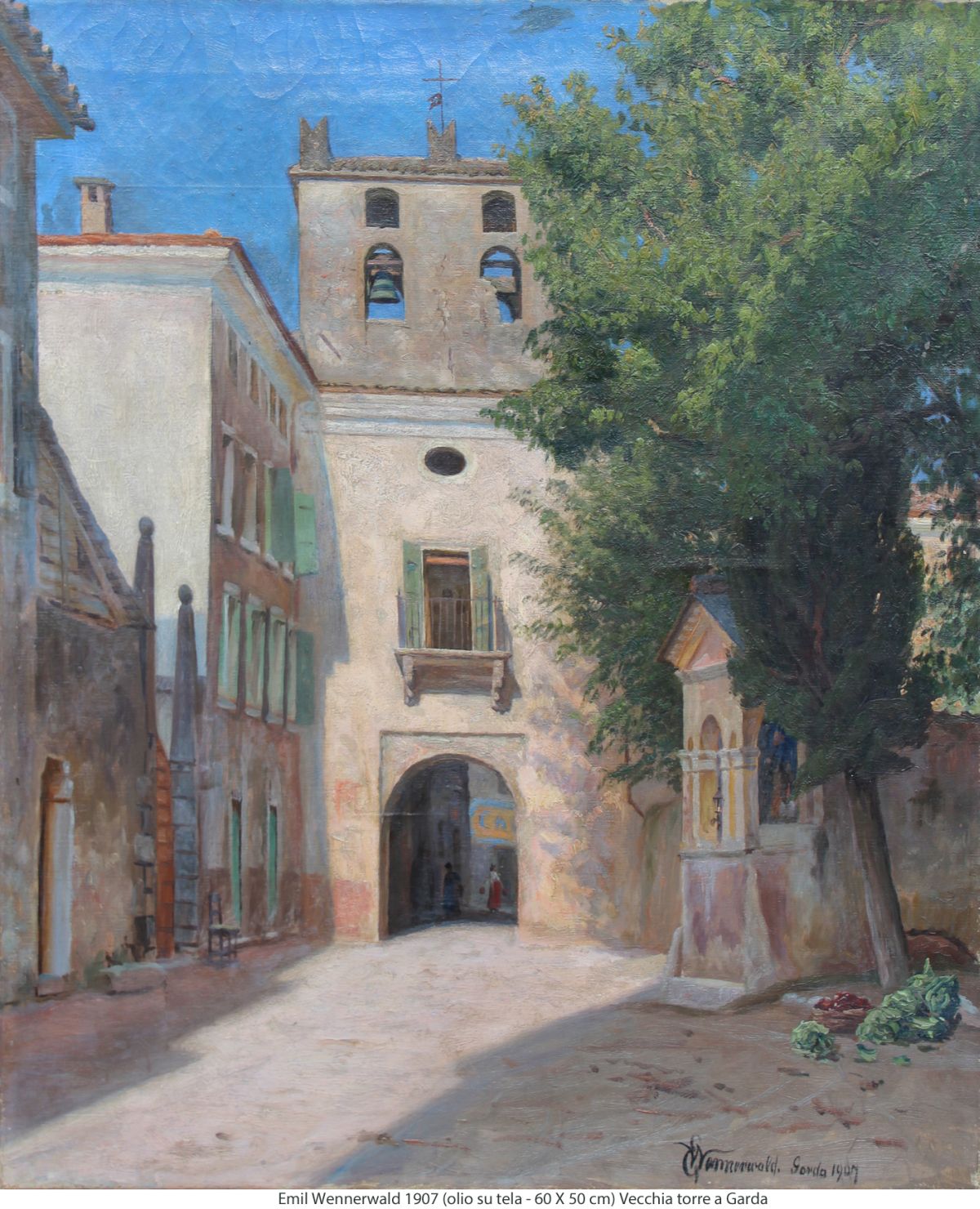 Wennerwald Emil 1907 - Vecchia torre a Garda