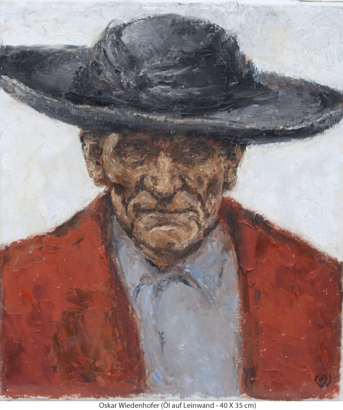 Wiedenhofer Oskar - Bauer mit Hut