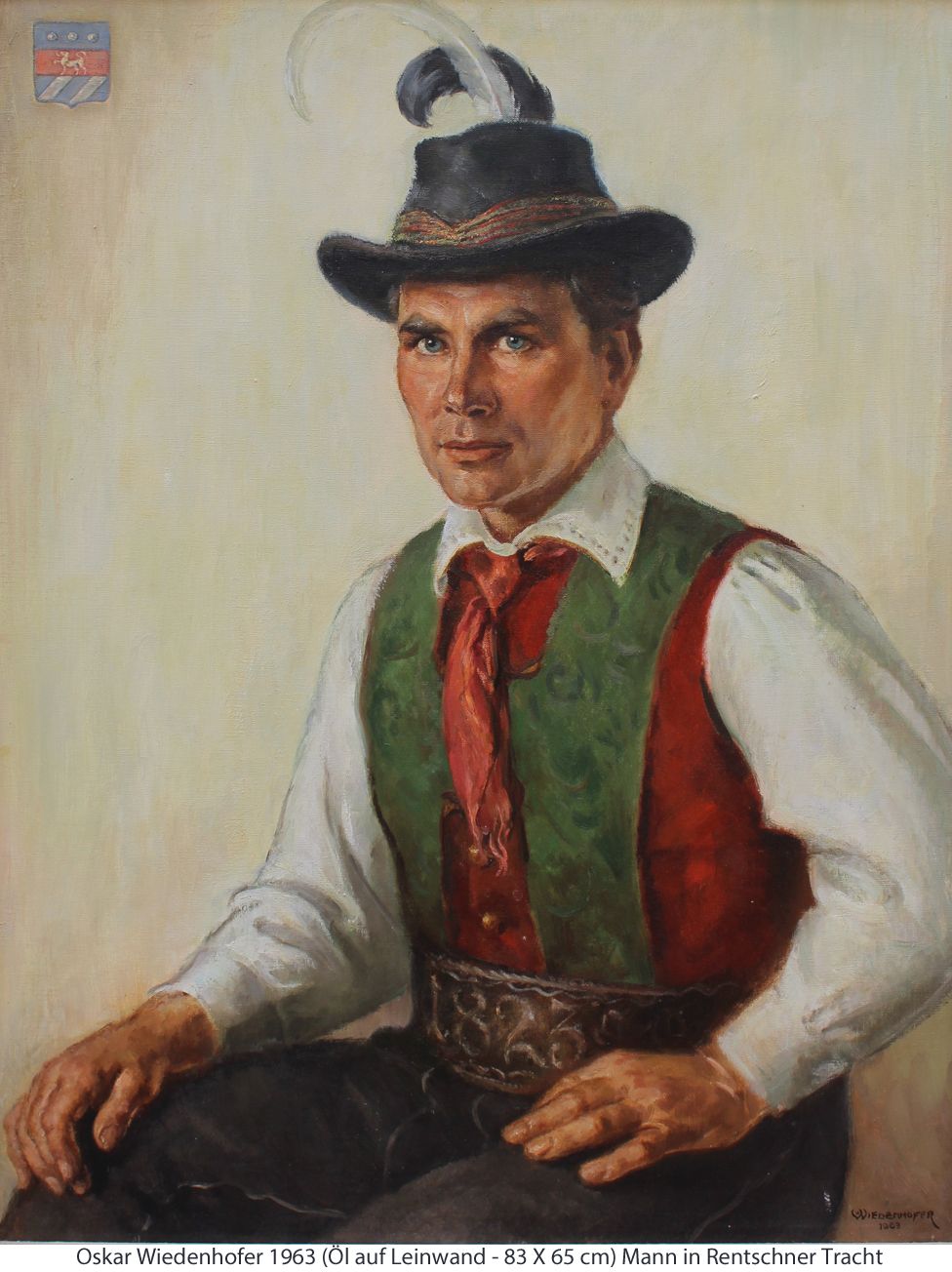 Wiedenhofer Oskar - Mann in Rentschner Tracht