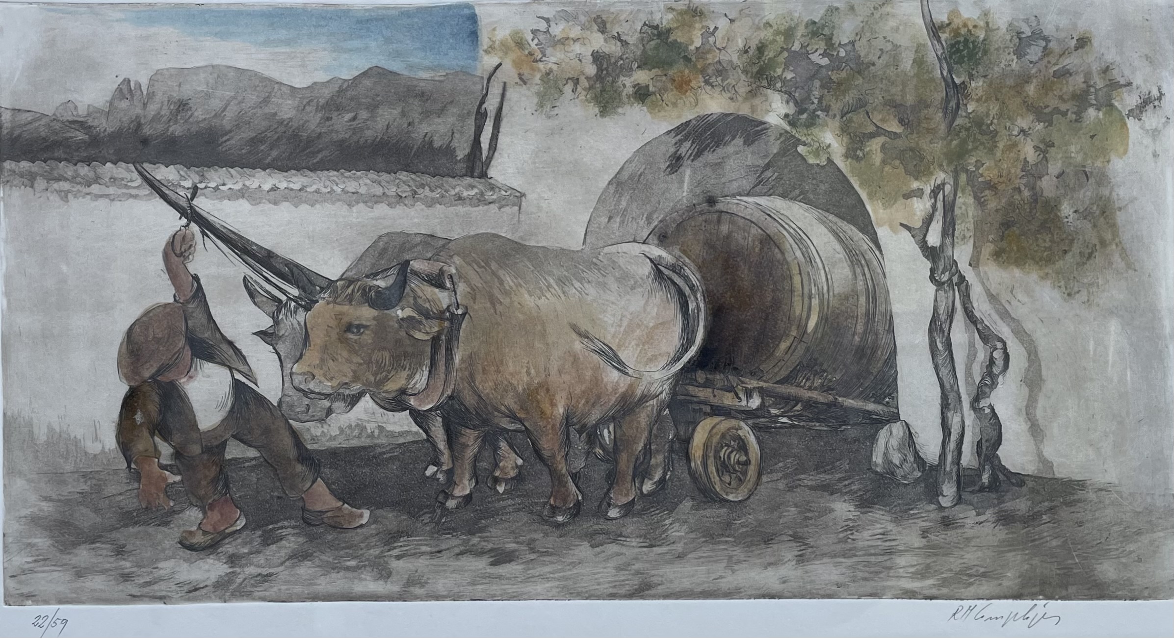 Complojer Rudolf Maria - Ochsengespann