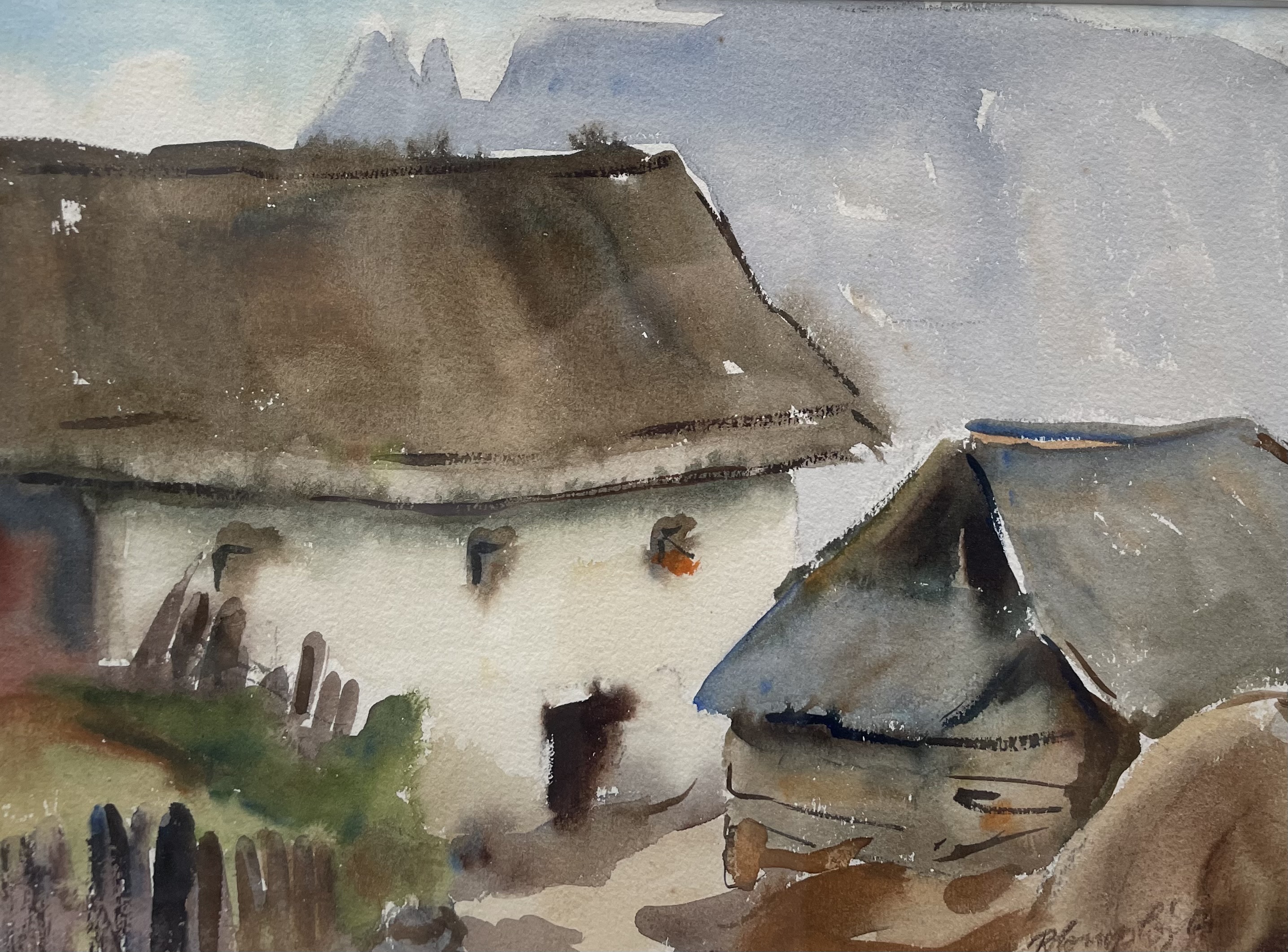Complojer Rudolf sen. - Hof mit Schlern