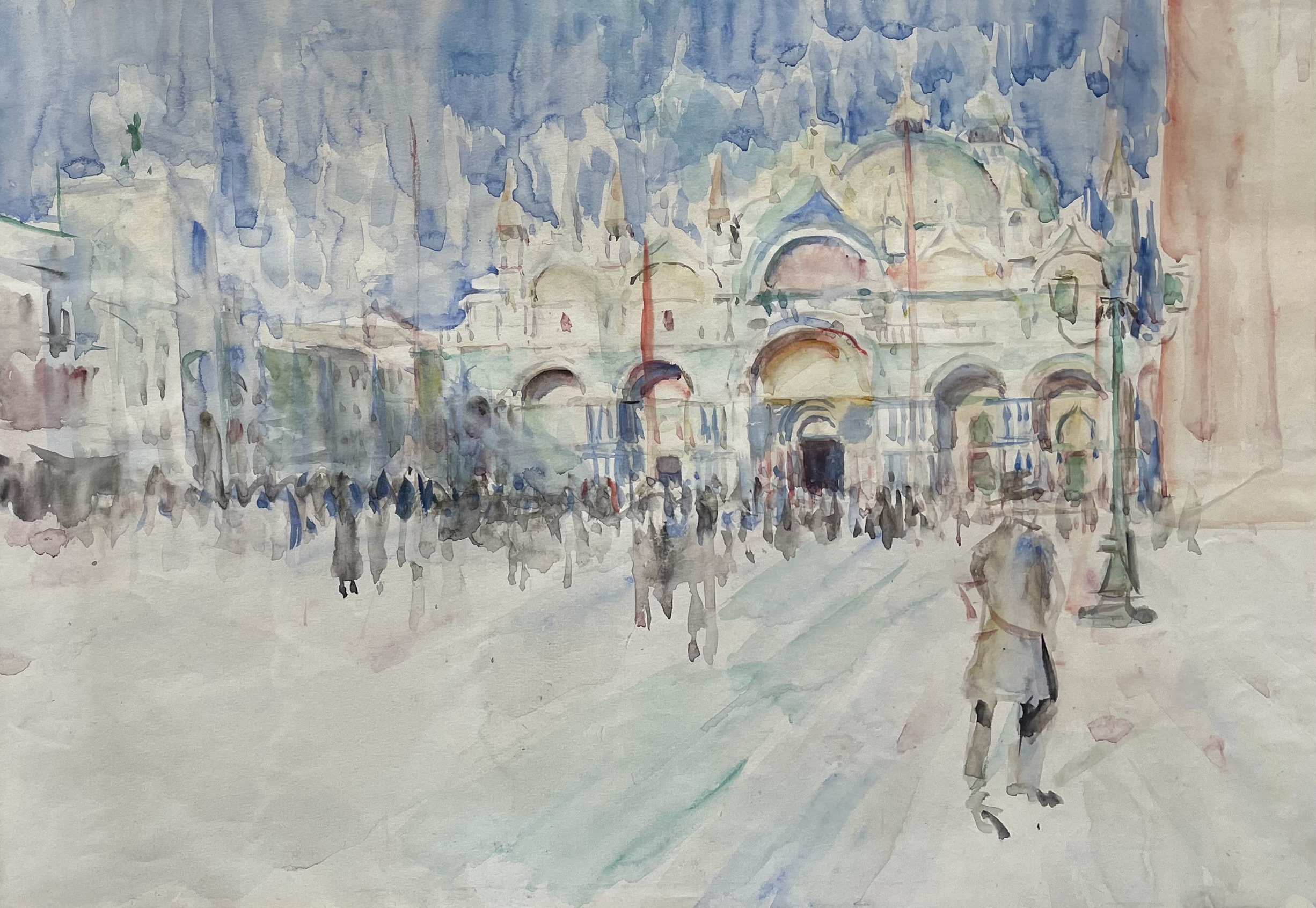 Fohn Emanuel - Markusplatz in Venedig