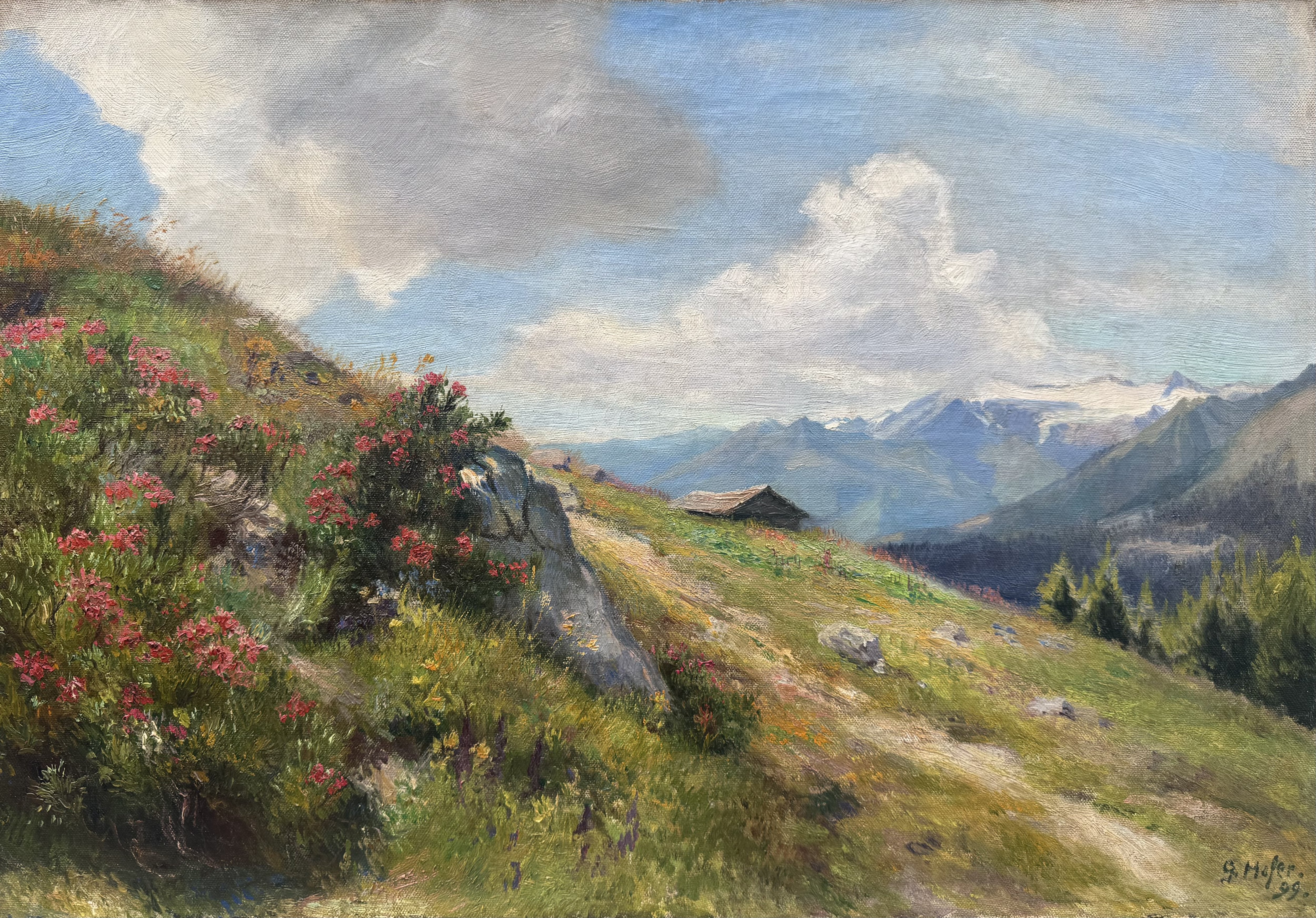 Hofer Gottfried - Malga Fevri sul Monte Spinale - M.d.Campiglio