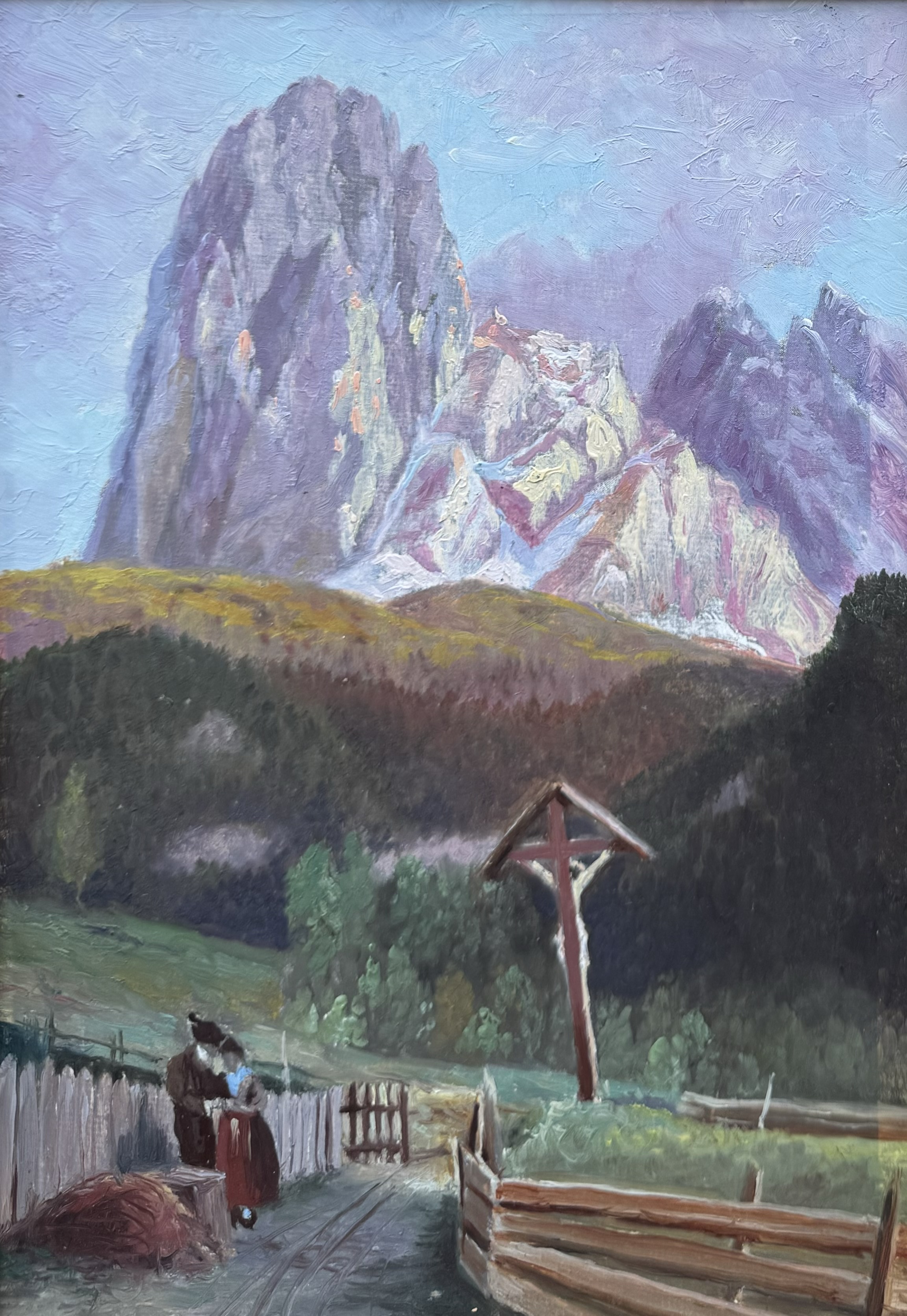 Höger Rudolf - Liebespaar vor Langkofel