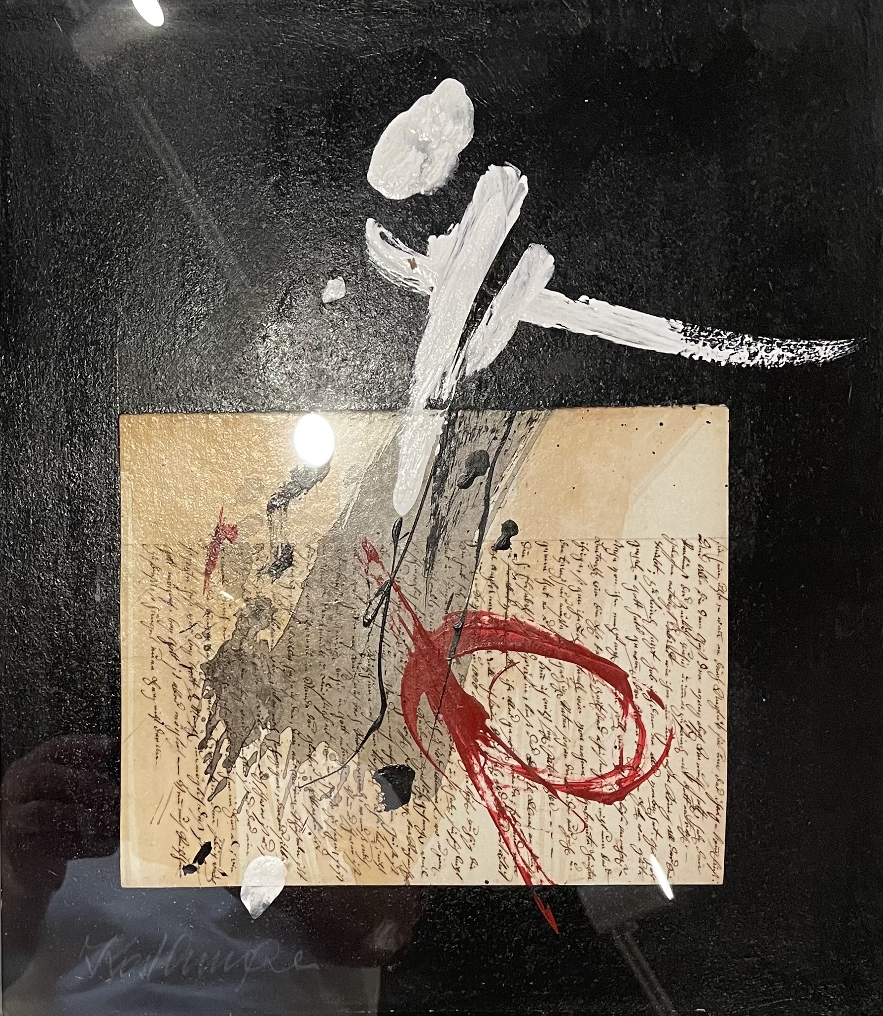Kastlunger Harald - Abstraktion auf alter Schrift