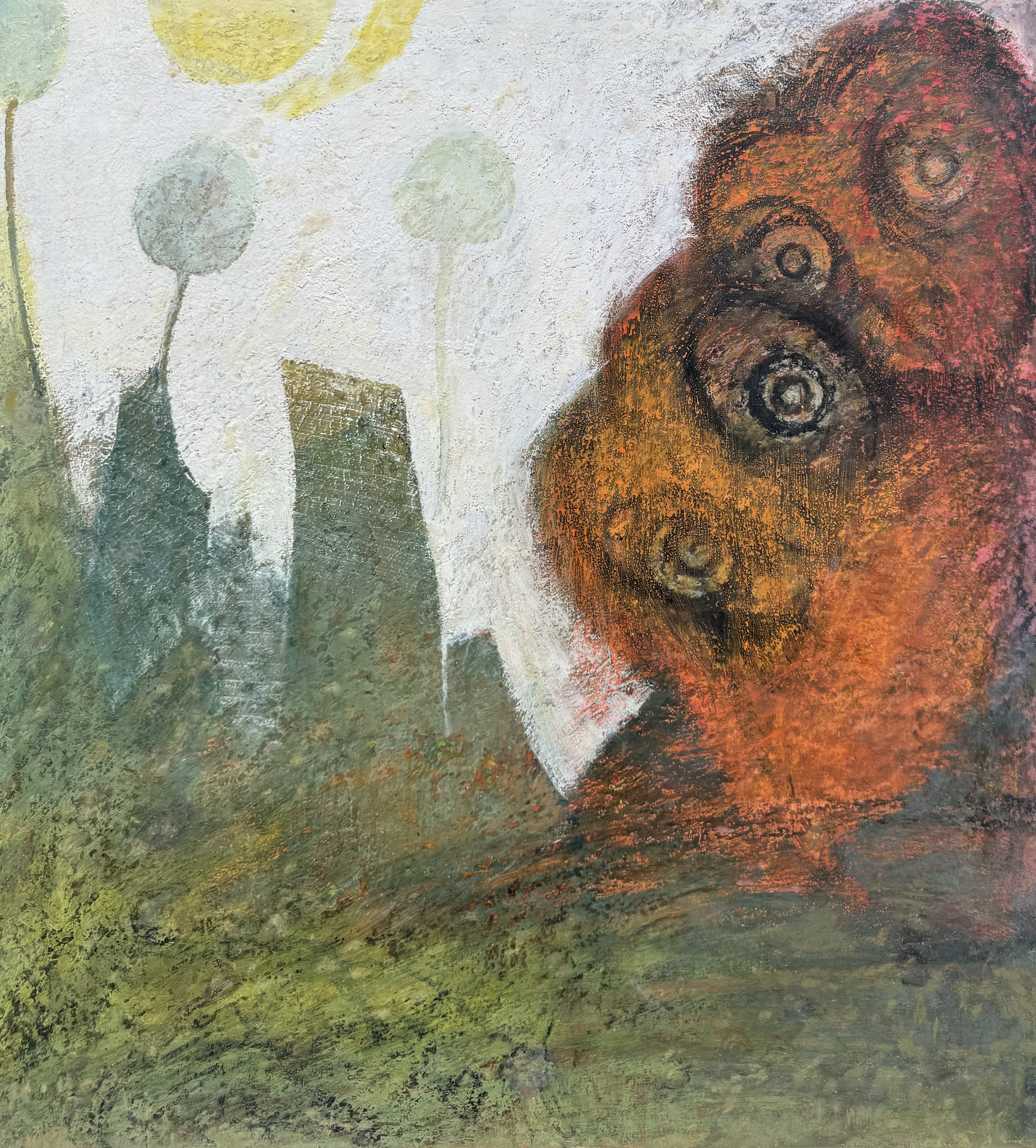 Kavan Vladislav - Zwei Eulen in Landschaft