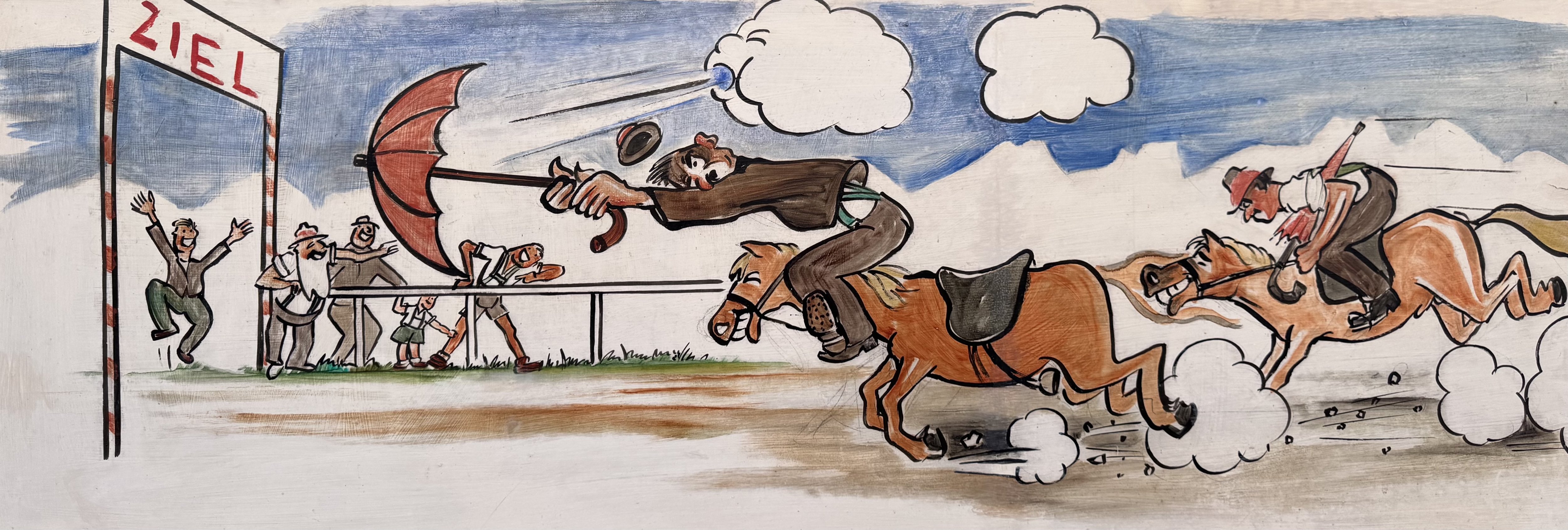 Lenhart Franz - Haflinger Galopp-Rennen in Meran