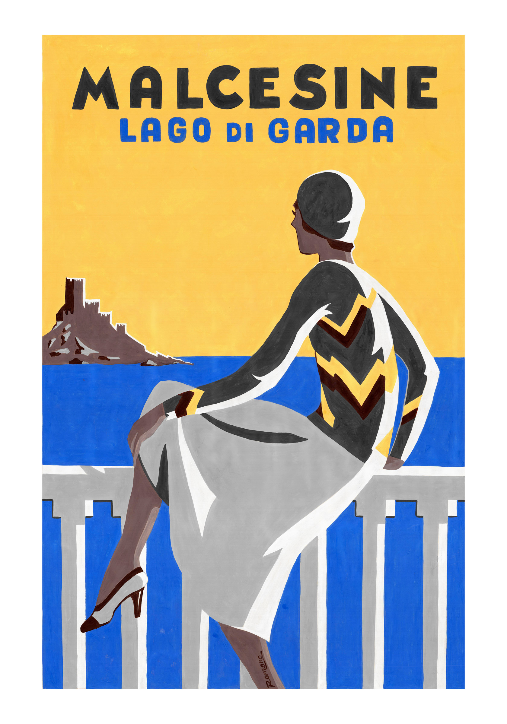 Plakat - Romagna - Malcesine Lago di Garda