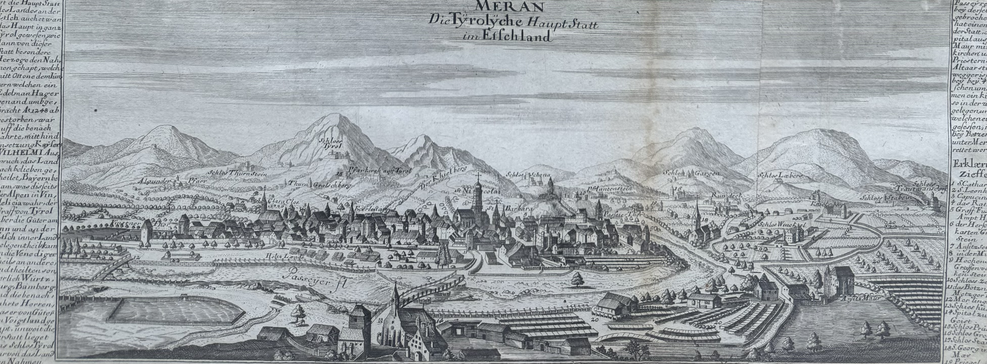 Merian Matthias - Die Tyrolische Hauptstadt im Etschtal