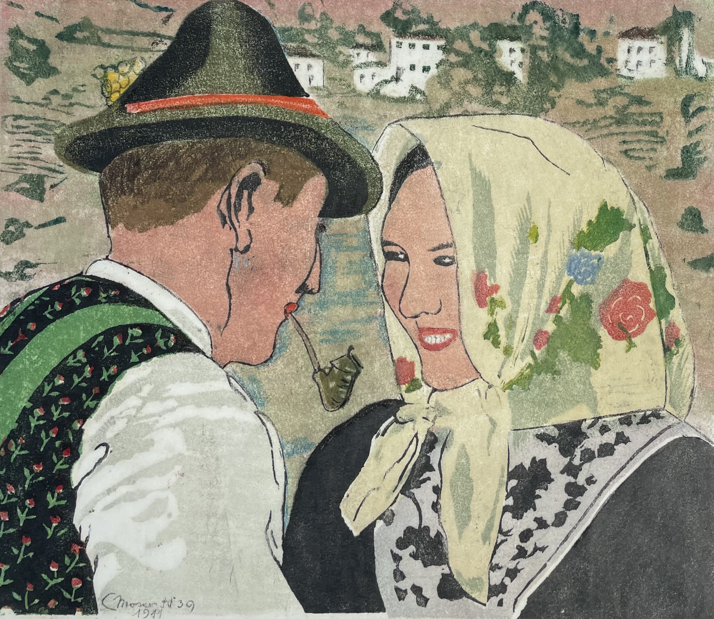 Moser Carl - Sarner Trachtenpaar