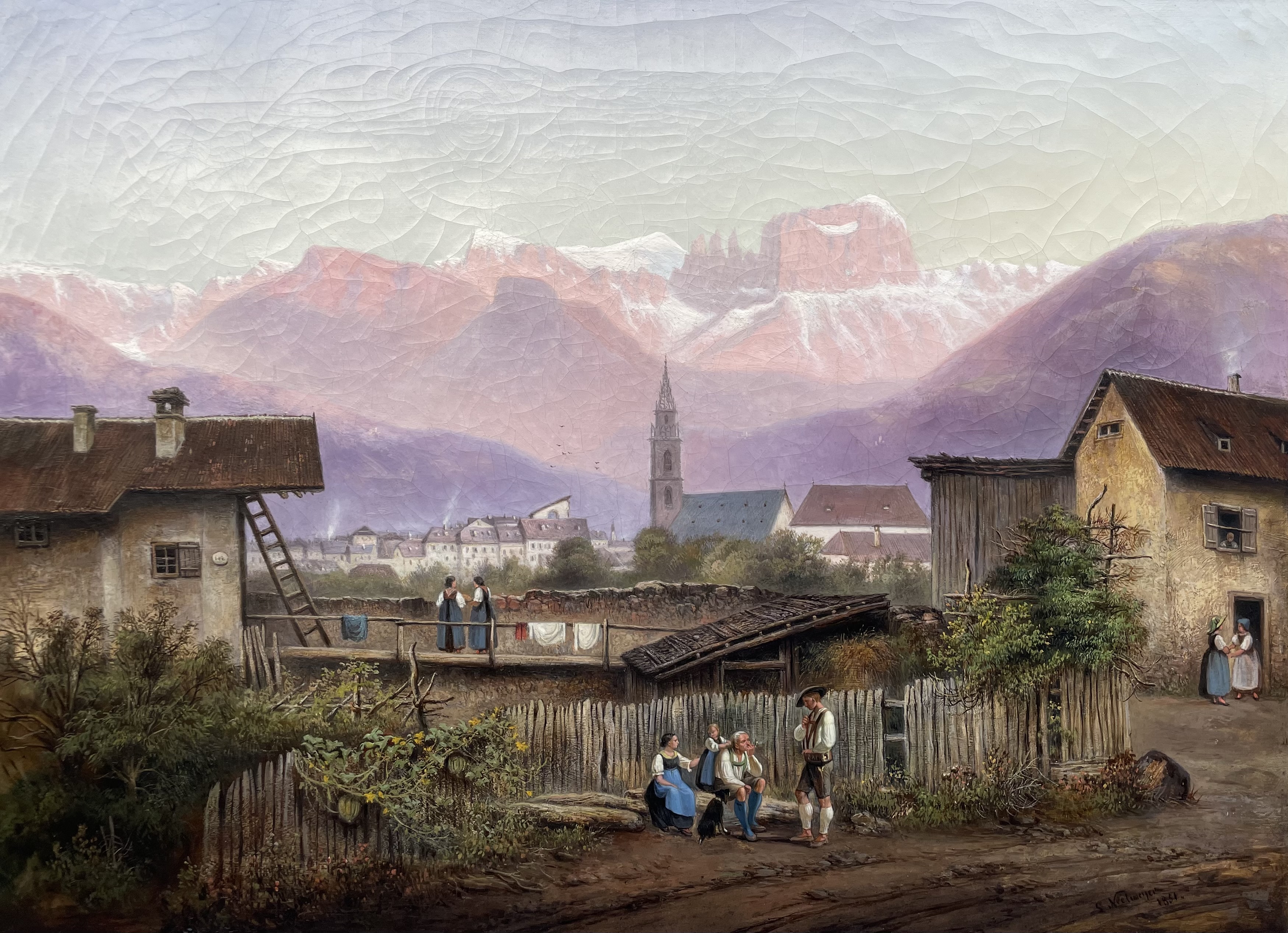 Neelmeyer Ludwig - Blick auf Bozen