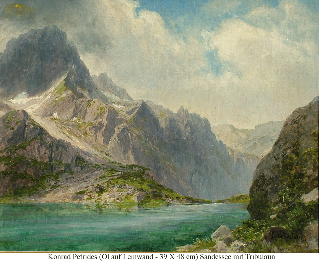 Petrides Konrad - Sandessee mit Tribulaun